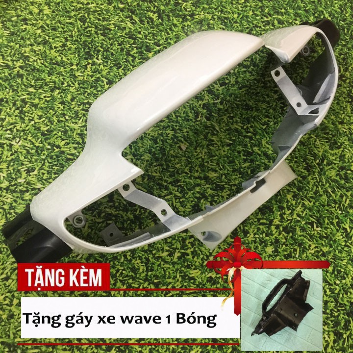 Ốp đầu đèn 1 bóng phanh Cơ + Gáy  xe Wave ZX, Wave 110, Wave Alpha 2002-2006