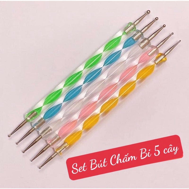 Set bút chấm bi vẽ nail