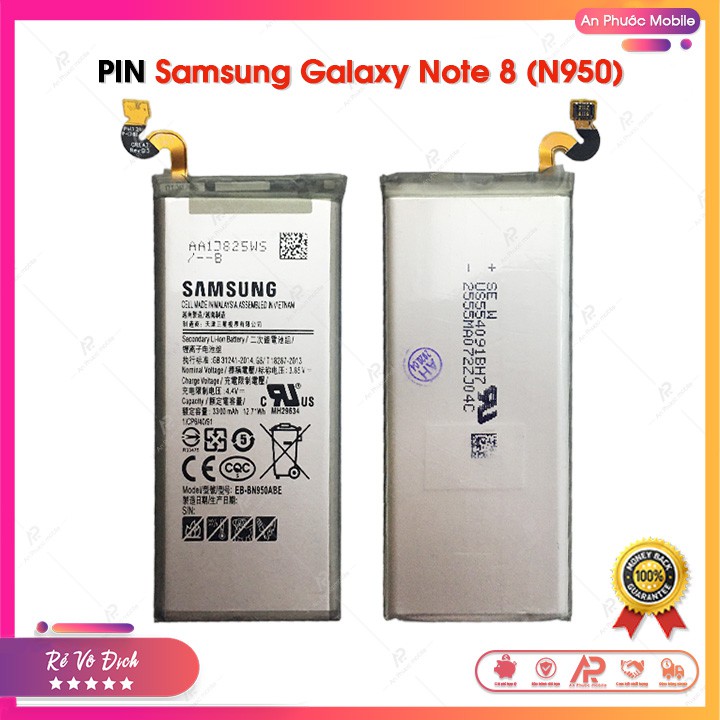 Pin Samsung Note 8 / N950 - Pin Samsung Galaxy Zin Bóc Máy