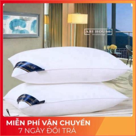 GỐI HILTON CHẤT LƯỢNG 5 SAO CỦA KHÁCH SẠN 5 SAO - Ruột gối Hilton khách sạn, homestayÊm Ấm Bedding Freeship