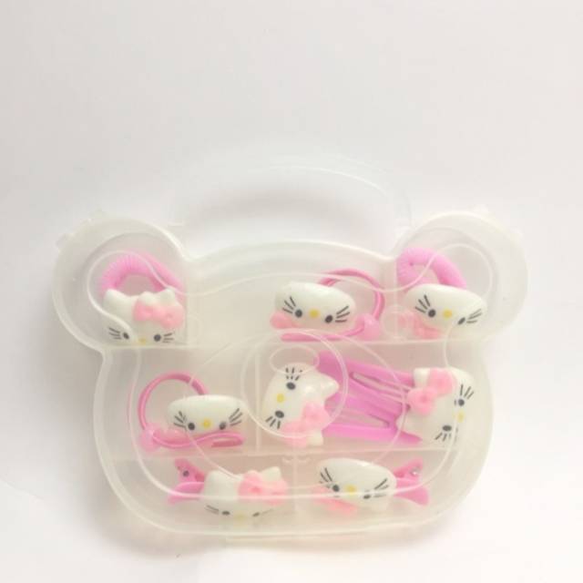 Hellokitty Bộ Kẹp Tóc Hình Hello Kitty Đáng Yêu Mãk27