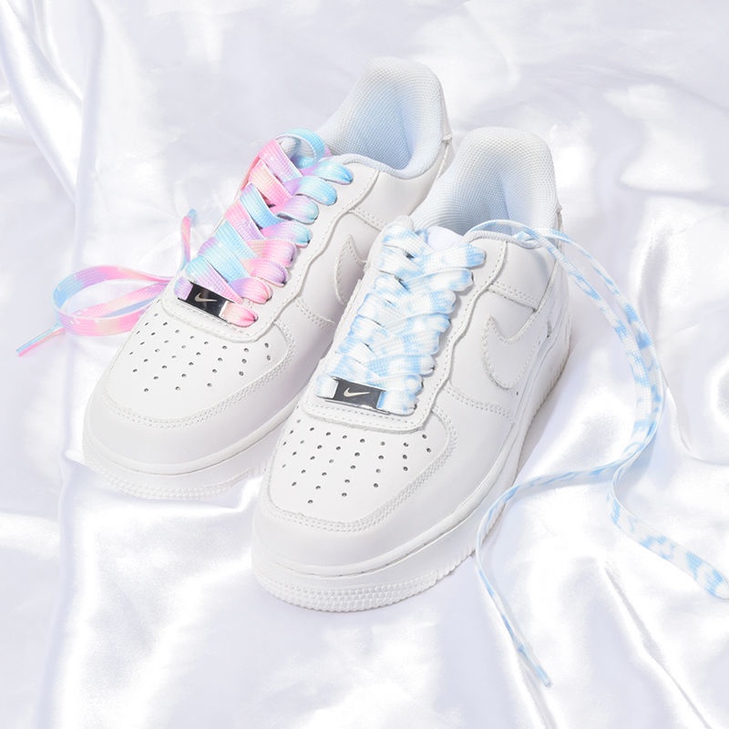 Dây Giày Canvas Màu Gradient Phong Cách Mới af1 Air Force One aj1