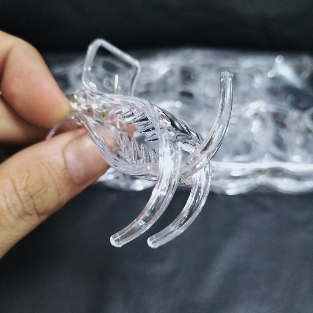Set 12 Kẹp Tóc Càng Cua Hàn Quốc 3 Răng 5 Răng Xinh Xắn