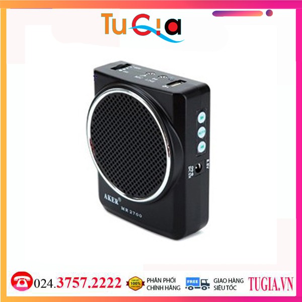 Máy trợ giảng Aker Mr2700 loa nhỏ gọn mini đeo người Hàng chính hãng