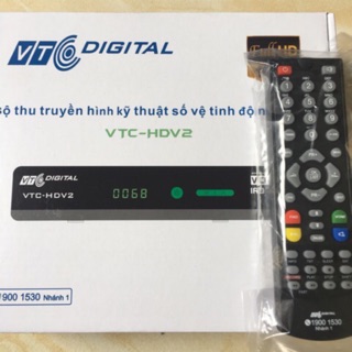 Điều khiển đầu Vtc hdv2-remote Vtchdv2 chính hãng