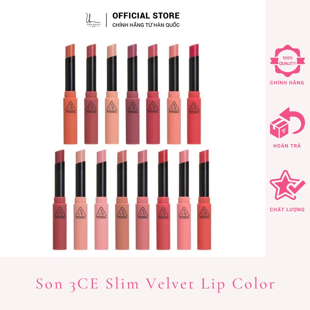 Son 3CE Slim Velvet Lip Color