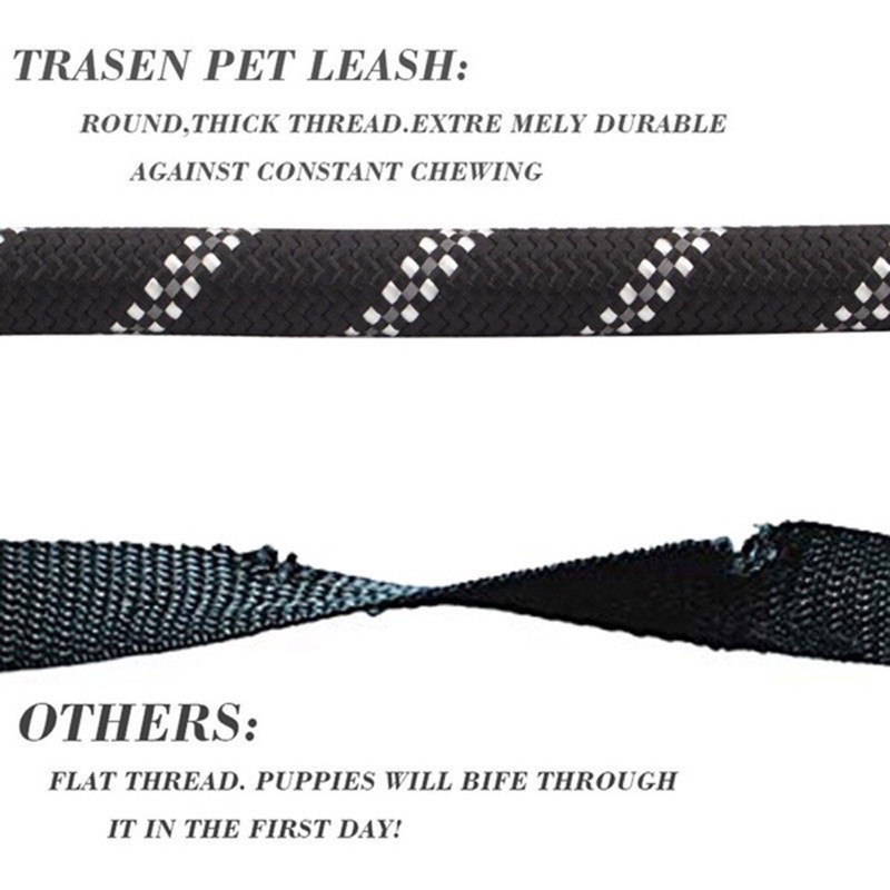 Dây dắt thú cưng an toàn có đệm bọc tay cầm màu phản quang,dây dắt cho chó vừa và nhỏ