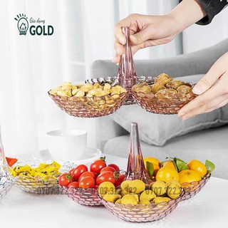 Khay Đựng Mứt Tết, Khay Mứt Vảy Cá Hình Tháp