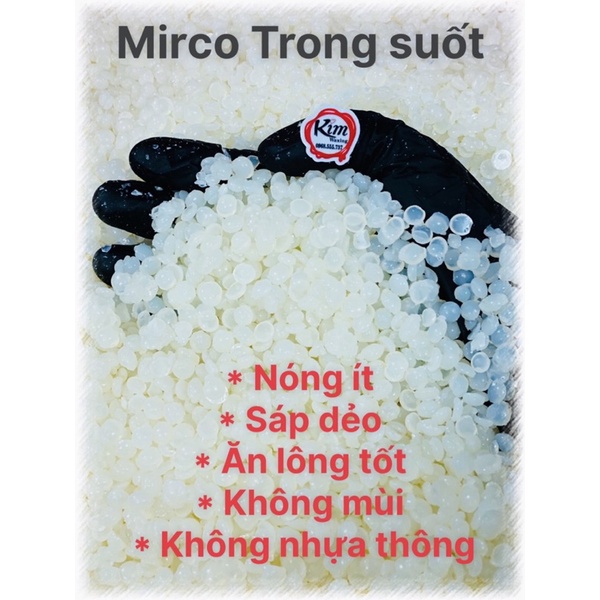 300g Sáp wax Mirco Bluezoo trong suốt dành cho da nhạy cảm nhất | BigBuy360 - bigbuy360.vn