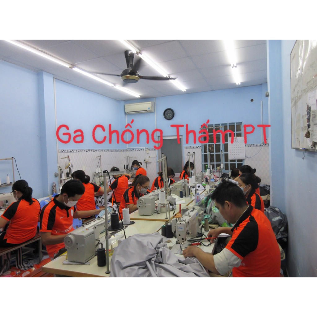 GA DRAP CHỐNG THẤM PT CHÍNH HÃNG - MẪU THE ZOO XANH ĐẬM