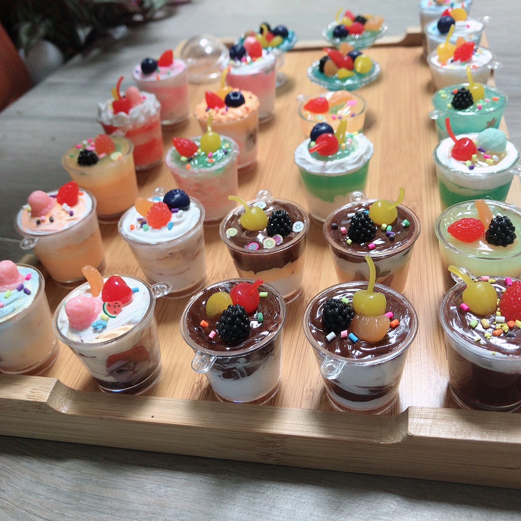 Đồ chơi mô hình ly kem pudding