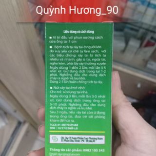 RAY-C xịt làm sạch ráy tai.