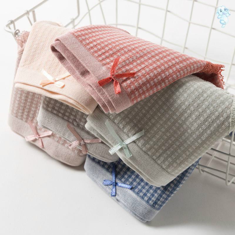 Sét 4 Quần Lót Nữ Hàng Xuất Thun Lạnh Đúc Su Không Đường May Siêu Mỏng Mát Co Giãn YUNA