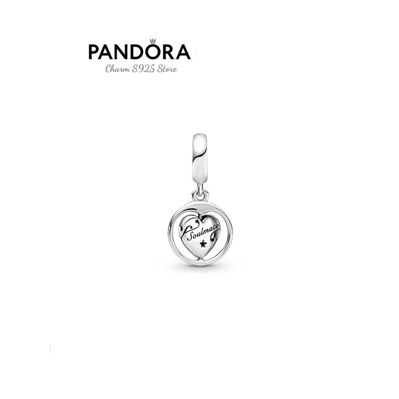 charm pan treo tim bạc s925 bộ sưu tập 2021