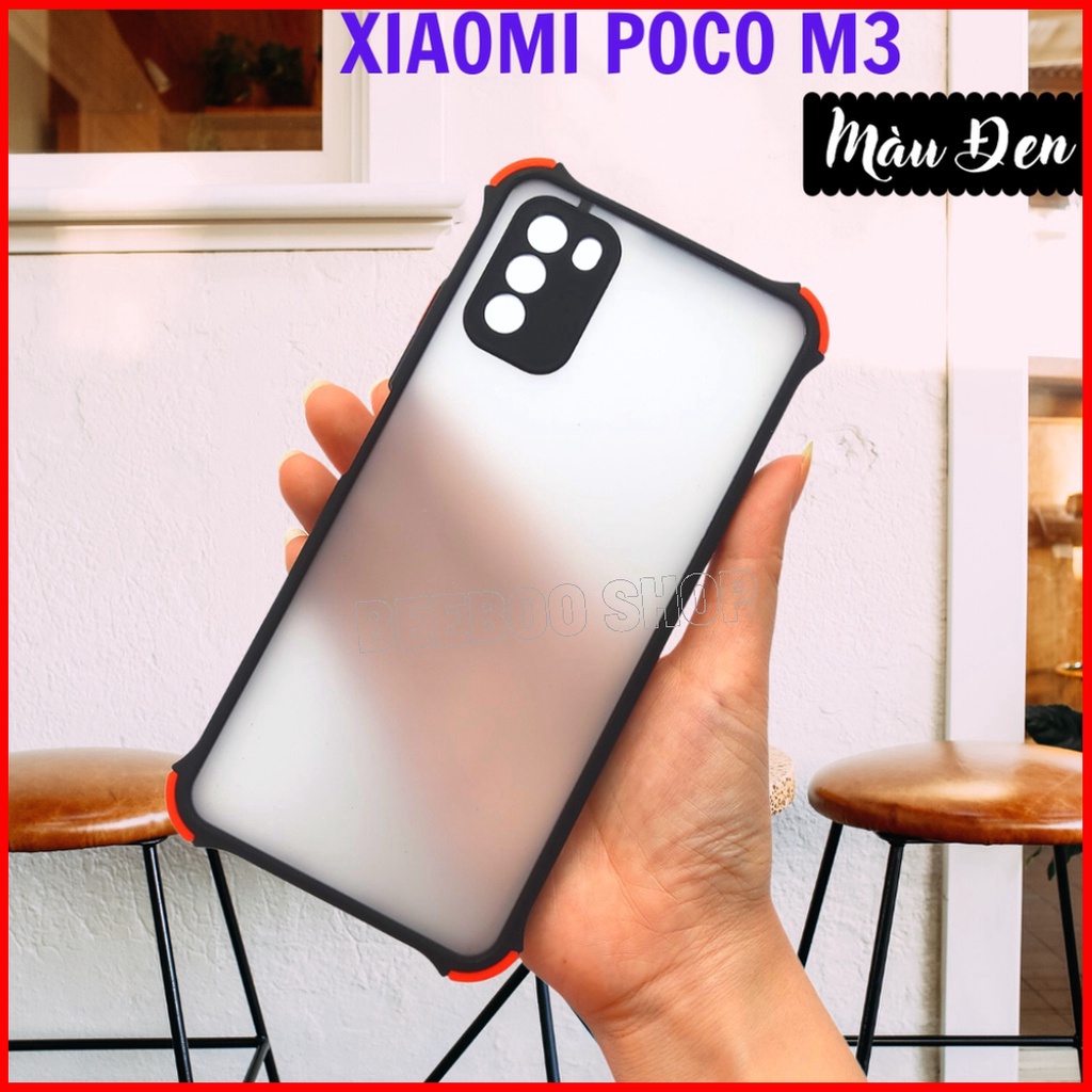 CHỐNG SỐC Ốp lưng Bảo vệ Camera Xiaomi Poco M3/ X3/ X3 NFC/ X3 Pro - Chất liệu Nhám Cao cấp - Chống va đập