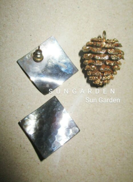 1252. Sét bộ hoa tai và dây chuyền xanh lục bảo sang trọng_Hàng si tuyển