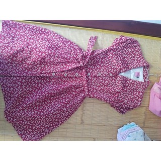 Váy Lep hoa nhí - lolita đỏ - size M