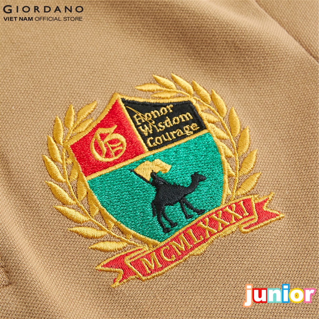 Áo Thun Có Cổ Trẻ Em Giordano Polo Junior 03018402