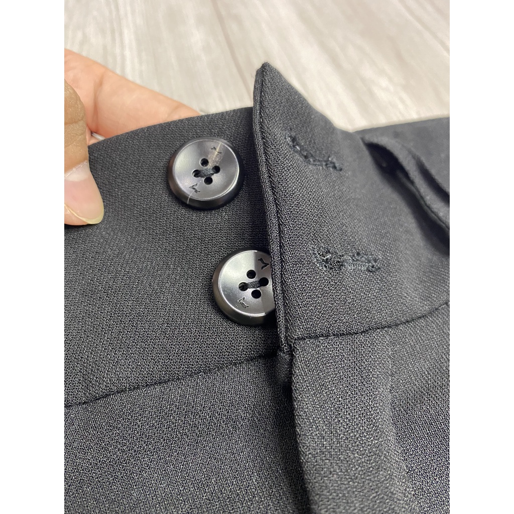 Quần Suông Lưng Cao 2 Khuy Thanh Lịch dài 100cm MS 2001