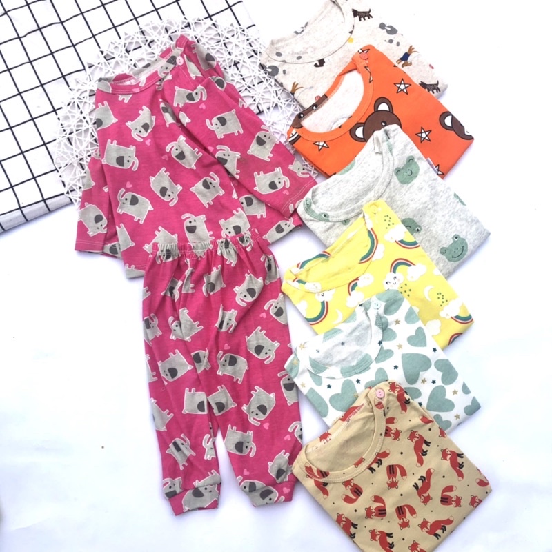 Bộ bozip dài tay cho bé hàng loại 1