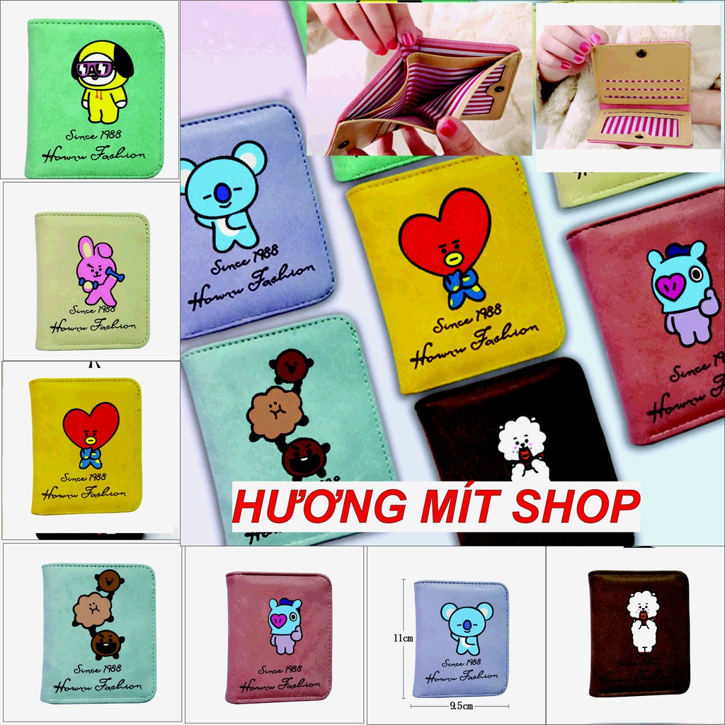 Ví since đựng tiền BT21