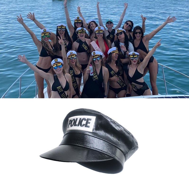 Mũ Thủy Thủ Hóa Trang Cảnh Sát Thuyền Trưởng