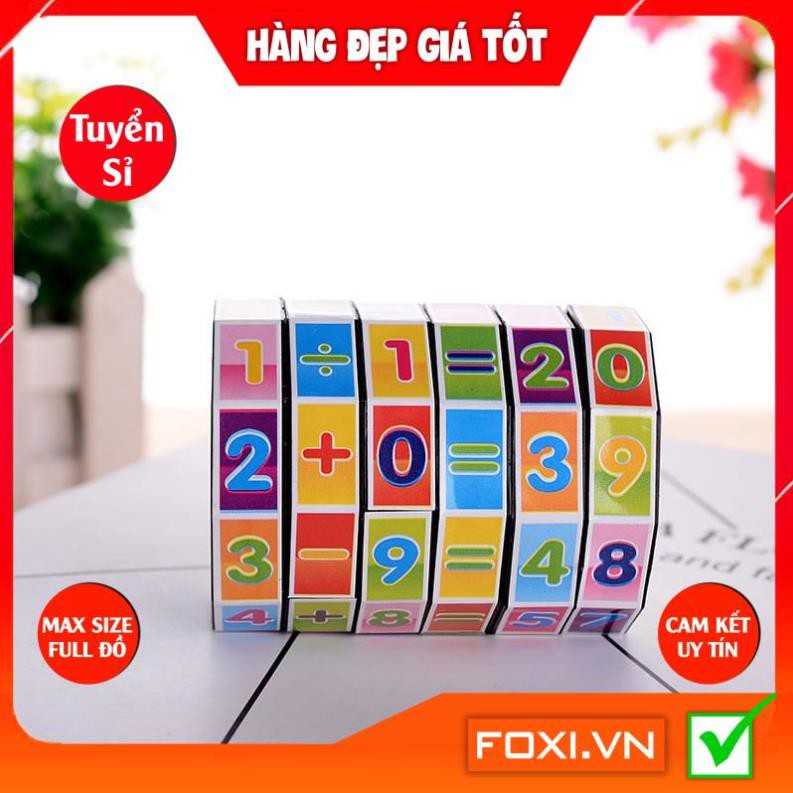 Đồ chơi toán học cân thăng bằng Montessori Foxi-Trò chơi trí tuệ-giúp bé làm toán dễ dàng-hiểu quy luật