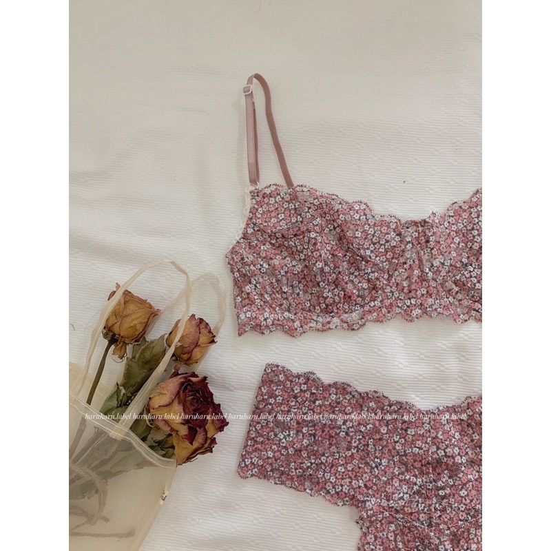 Blooming bralette ren hoa nhí rất xinh haruharu.label - Tự thiết kế