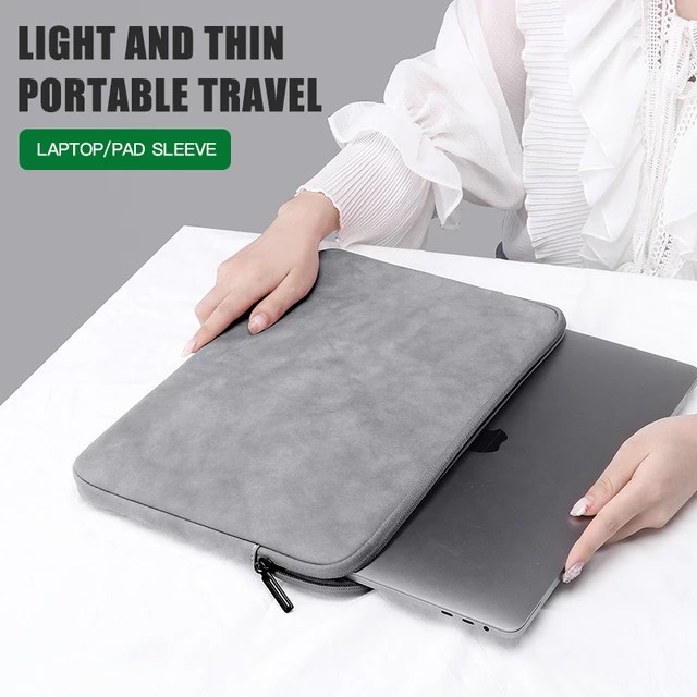 Túi chống sốc laptop macbook Taikesen kèm túi nhỏ gọn nhẹ, thời trang, gọn nhẹ size 13inch 14inch 15inch 15.6inch