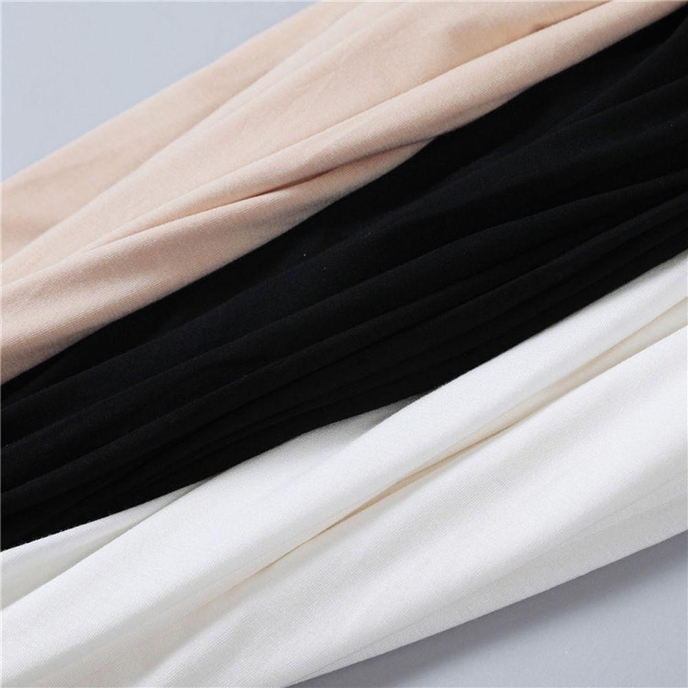Wmes15h Đầm Petticoat Cotton Petticoat Mỏng Dáng Dài Màu Trơn Cho Nữ