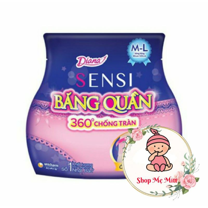 Băng đêm dạng quần diana S-M M - L  2 miếng  M-L  5 miếng