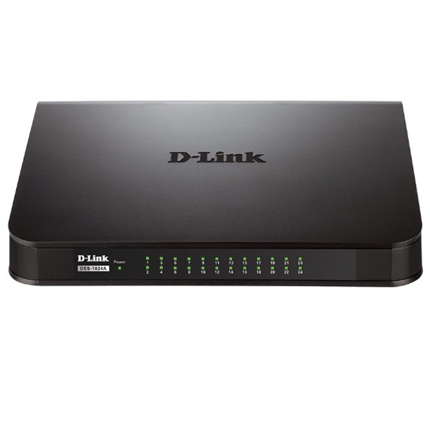 Switch Chia Mạng 24 Cổng DLink DES 1024A 100Mbps