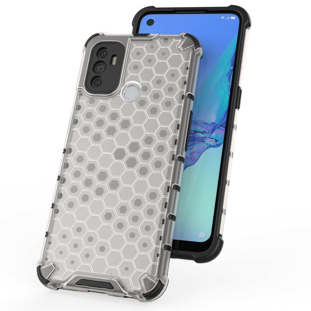 Ốp lưng tổ ONG Oppo A53 chống sốc chống ố vàng cao cấp siêu bền