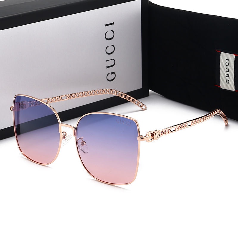 Kính Mát Phân Cực Mặt Oval Hiệu Gucci Thời Trang Cho Nữ 2041