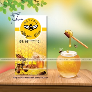 TEM NHÃN DECAL MẬT ONG