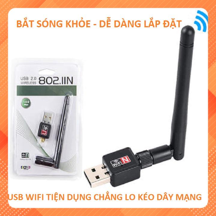 Nâng cấp WiFi 5G dễ dàng với USB WIFI 600Mbps cho máy bàn PC và laptop, card mạng usb hai băng tầng 2.4 / 5GHz