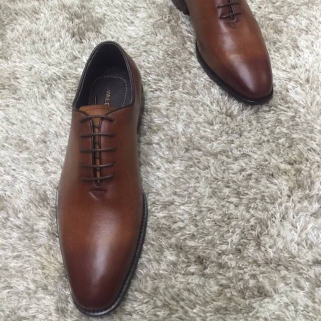 Giày nam buộc dây da nguyên tấm GB06 (Tặng 1 đôi lót giày/sp)