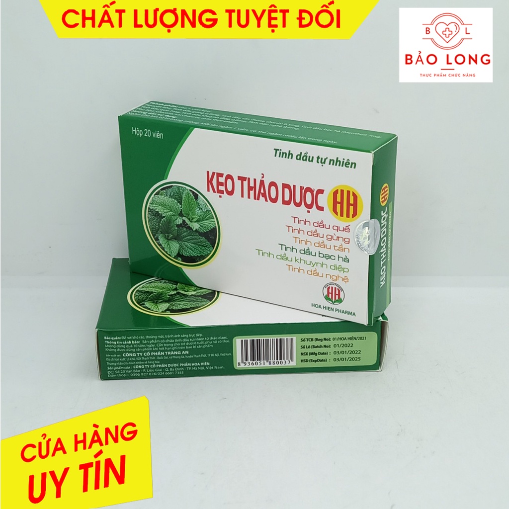 Kẹo ngậm thảo dược HH ho gió, ho khan