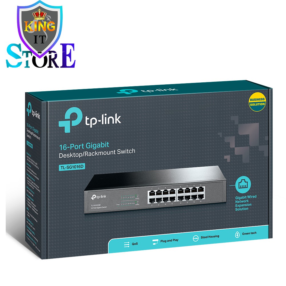 Bộ chia tín hiệu 16 cổng Gigabit TPLINK TL-SG1016D 10/100/1000 Mbps CHÍNH HÃNG