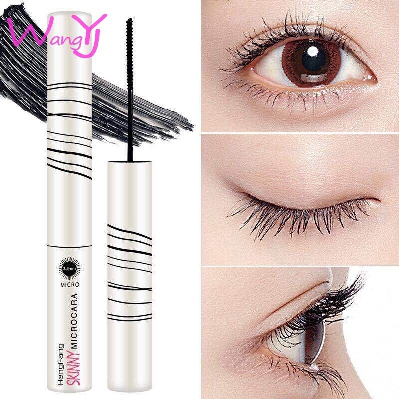 Mascara Đầu Cọ Mỏng Chuốt Mi Cong Dày Lâu Trôi Không Thấm Nước Và Mồ Hôi