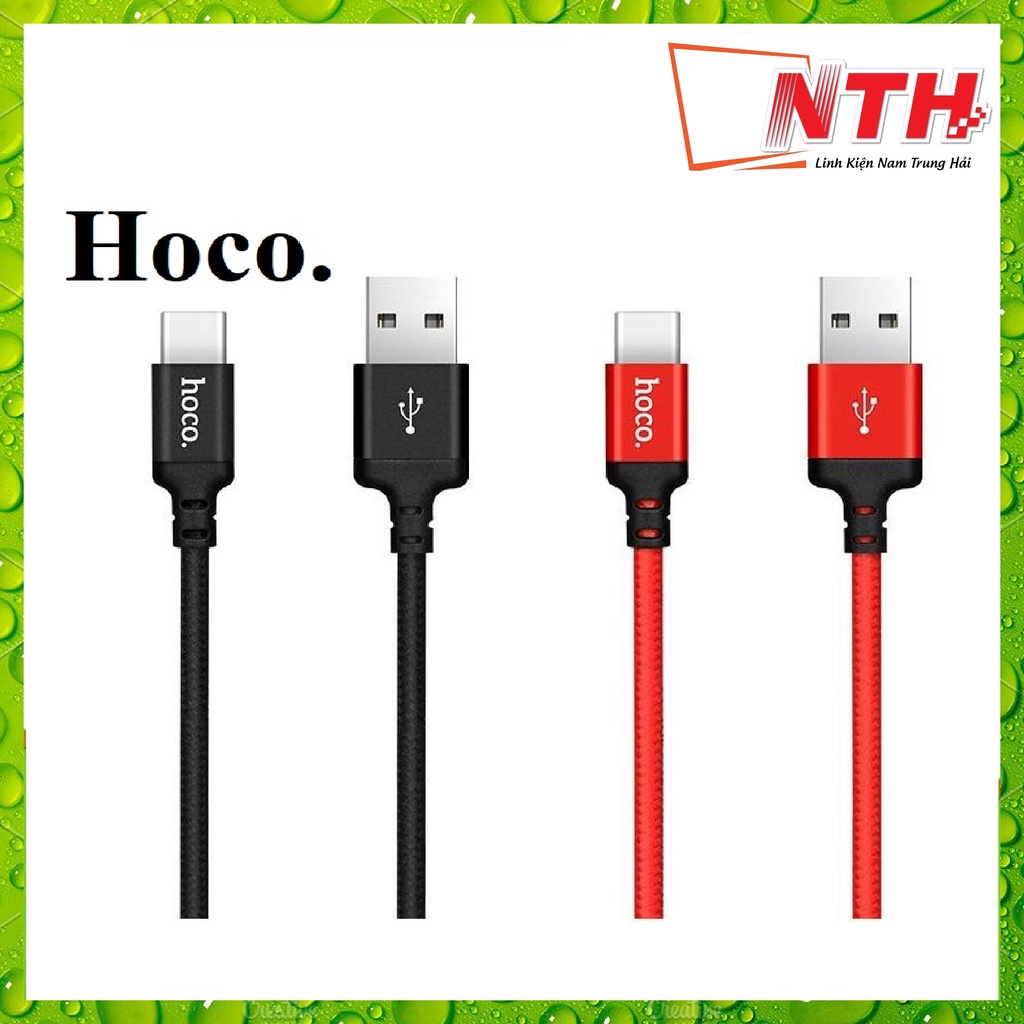 Cáp Sạc Nhanh 3A Hoco X14 Pro, Dài 2m  - Giao màu ngẫu nhiên - NTH
