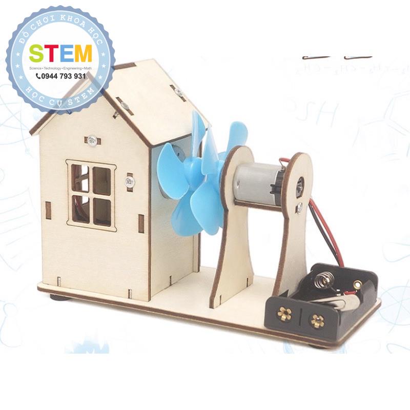 Nhà Năng Lượng Gió tự lắp ráp DIY| Đồ chơi STEM
