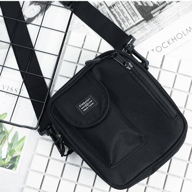 [SALE] Túi đeo chéo mini thời trang nam- Túi đeo vải dù chống nước KABE11 | BigBuy360 - bigbuy360.vn