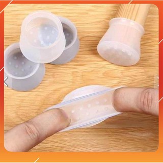 SÉT 4 BỌC CHÂN BÀN GHẾ SILICON