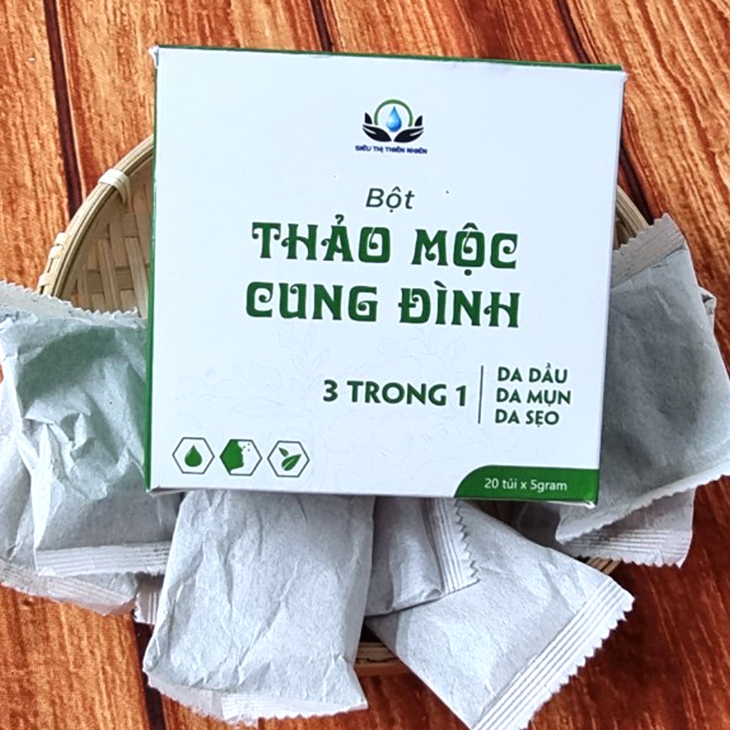 Bột thảo mộc cung đình đắp mặt, tắm trắng 3 trong 1 cao cấp của Siêu Thị Thiên Nhiên