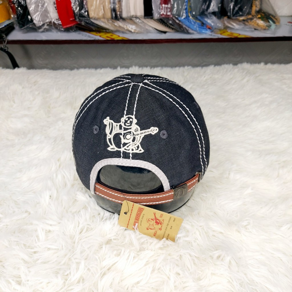 Nón kết ông địa true (Hang Hot) Mũ lưỡi trai thời trang thể thao cao cấp logo  thêu nổi màu đen full cực đẹp