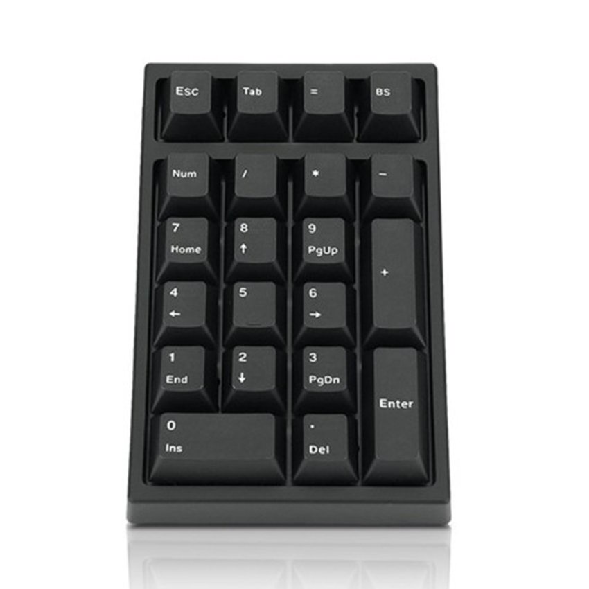 Bàn Phím Cơ Máy Tính Có Dây - Leopold FC210TP Black Numpad - Hàng Chính Hãng