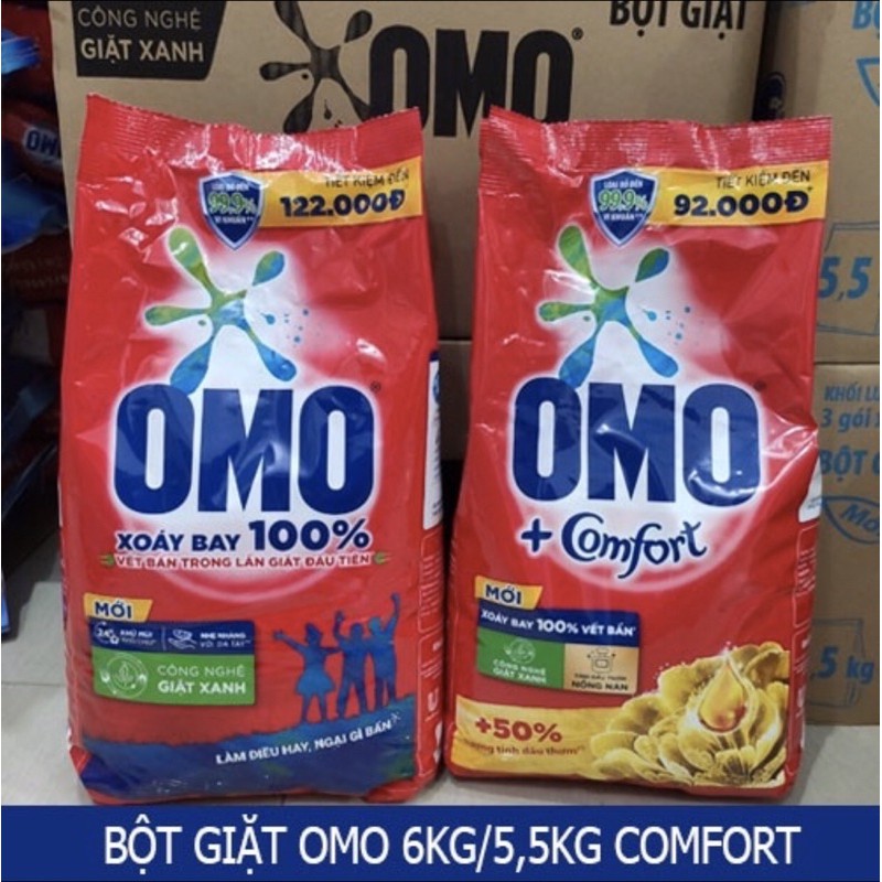 Bột giặt OMo 5,5kg/6kg