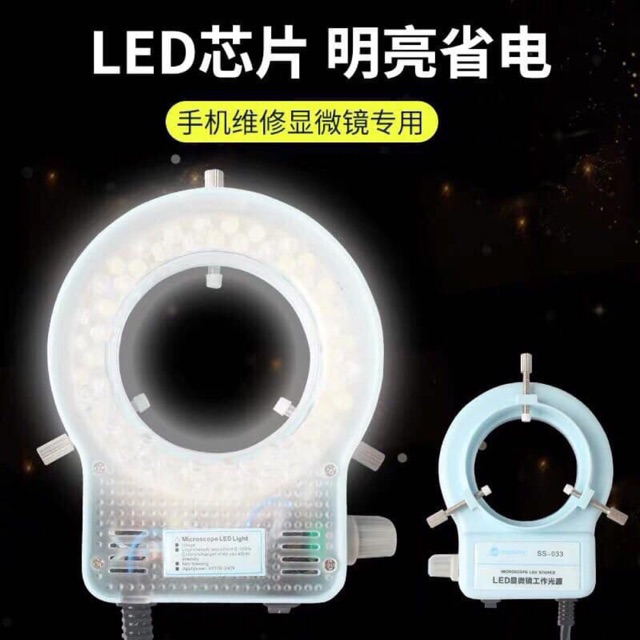 Đèn led kính hiển vi Sunshine S033 (thân đèn màu đen)