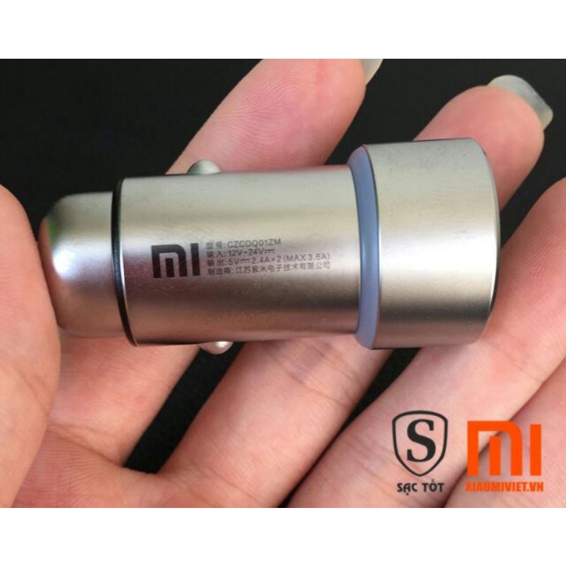 Củ sạc oto ô tô Xiaomi QC3.0 - 2 USB